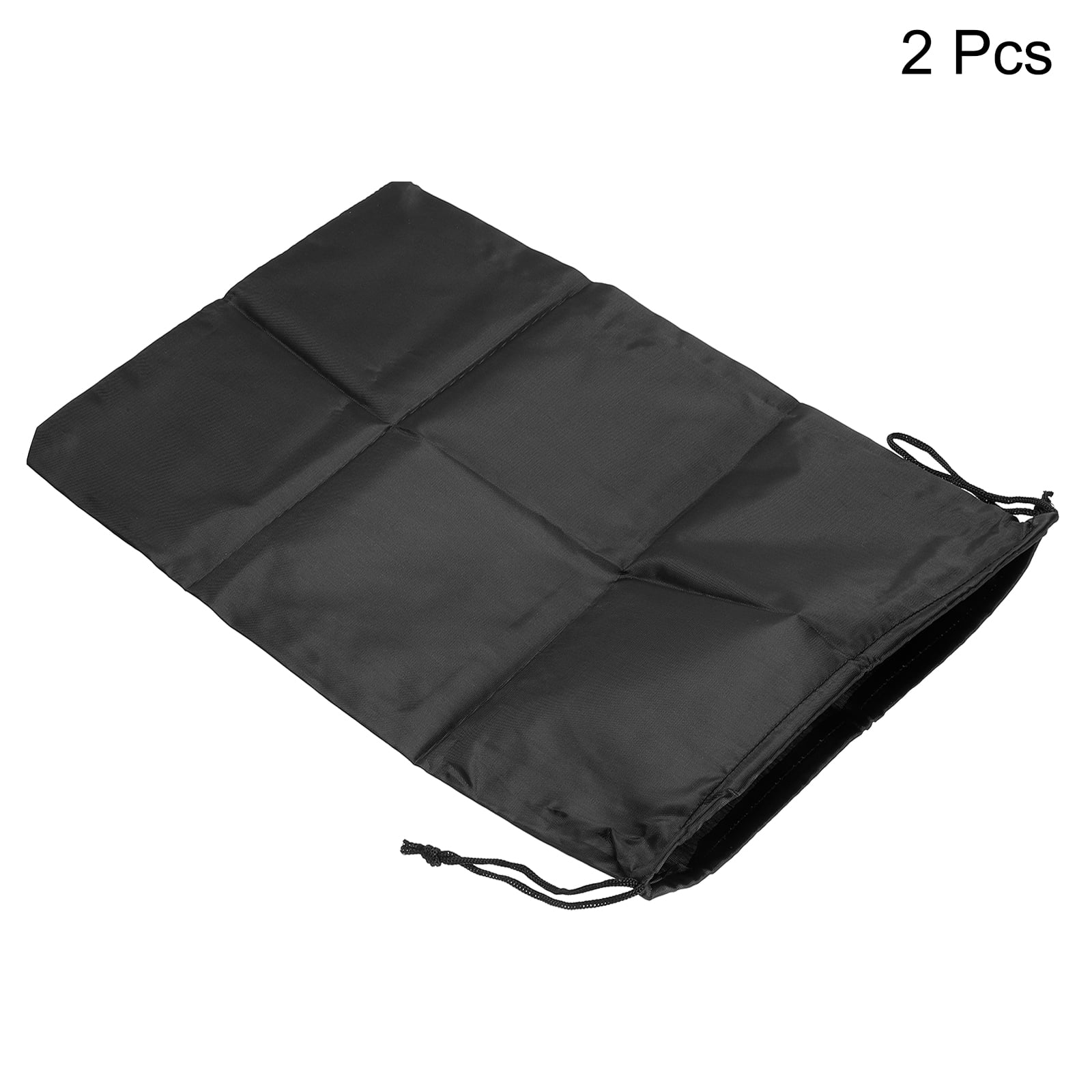 Unique Bargains Clothes Storage Drawstring Bag for Organizing and Travel Use Black 34X44cm