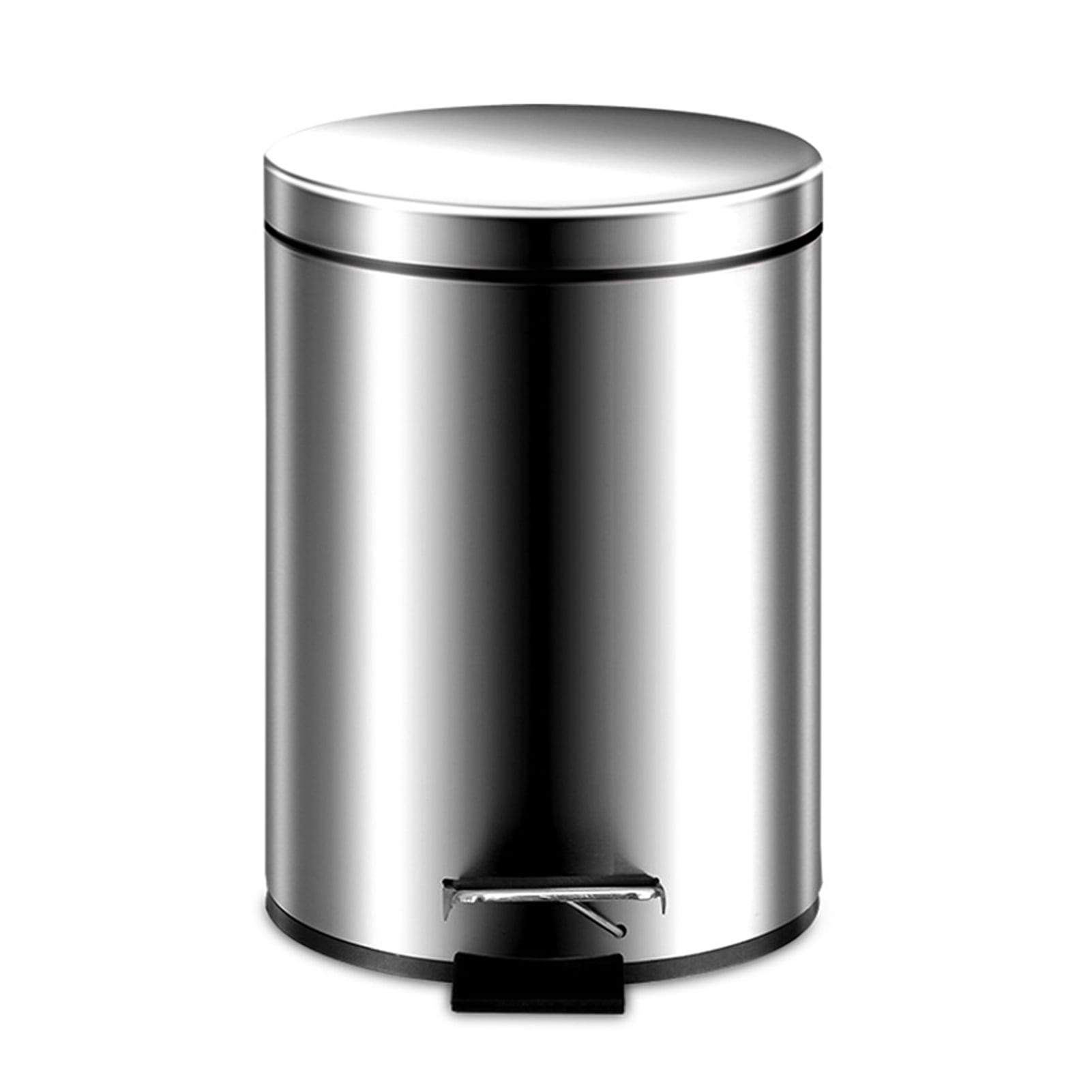 Buy Kecheer 8L Brushed Stainless Steel Rubbish Bin Step Trash Can