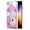 Darkpurple, variant on For iPhone 7 / 8 / SE 2022 & 2020 Marble Patterned Case with Card Holder, Back Folio Kickstand PU Leather + Soft Crystal Bumper Edge, Magnetic Clasp Back Cover,Marble #1