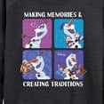 thumbnail image 3 of Frozen 2 - Making Memories Creating Traditions - Women's Lightweight French Terry Long Sleeve Shirt, 3 of 5