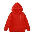 thumbnail image 6 of WOYY Big Boys Graphic Hoodie Fashion Active Hooded Sweatshirt Pullover, Sizes 9-10, 6 of 7