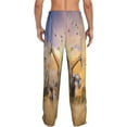 thumbnail image 3 of Xecao Wildlife Protection Men's Straight Lounge Pajama Pants: The Ultimate in Comfortable Sleepwear, 3 of 9