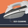 thumbnail image 4 of Newhouse 120V 1200-Watt Retractable Cord Steam and Spray Iron NHIR-001-R, Retractable Cord, Self-Cleaning, ETL Certified Home Essential, 4 of 7
