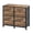 Brown & Black, variant on Ktaxon 4-Drawer File Cabinet Fabric Filing Cabinet, Printer Stand, for A4 & Letter-Size, Black