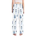 thumbnail image 3 of FORMRS Women's Pajama Pants with Pockets Soft Comfy Loungewear Sleep Bottom, Sizes S-2XL, White Snowman, 3 of 8