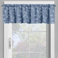 thumbnail image 4 of Ambesonne Autumn Valance & Curtain, Monotone Daisy Love Bouquets, 55"x30", Ceil Blue Burnt Sienna, 4 of 7