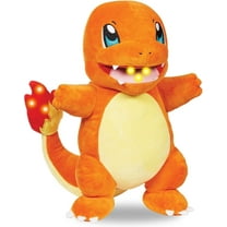 Pokemon 10" Flame Action Charmander Plush - Interactive w/Lights & Fire Sounds - Light Up Tail & Mouth w/Sound Effects & Voices - Officially Licensed Gift for Kids, Boys, Girls - Ages 4 