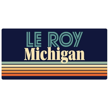 

Le Roy Michigan 5 x 2.5-Inch Fridge Magnet Retro Design