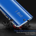 thumbnail image 3 of (blue)Kickstand Mirror Case for Samsung Galaxy A55, Leather Flip Shockproof Cover Slim All Inclusive Protective Case for Galaxy A55, 3 of 5
