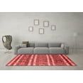 thumbnail image 3 of Ahgly Company Indoor Rectangle Solid Red Modern Area Rugs, 7' x 9', 3 of 4