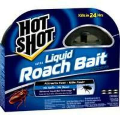 1pk Hot Shot HG-95789 Mini Ultra Liquid Roach Bait 6 Count