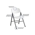 thumbnail image 4 of Cosco White Folding Chair, 4 of 6