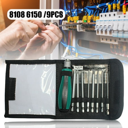 

9 Pcs Screwdriver Set Precision Screwdriver Accessory Kit DIY Repairing Tool New