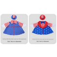 thumbnail image 3 of SMKE Goose Costume Clothes,4Th Of July Uncle Sam Hat Goose Outfit,Outdoor Yard Decor,Porch Goose Outfits(No Geese),Goose Outfit For Themed Yard Styling,Porch Goose Holiday Costume,Fit 23" Goose, 3 of 5