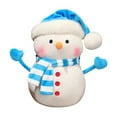thumbnail image 1 of Christmas Doll Cozy Snowman Soft Huggable Doll For Kids, 1 of 6