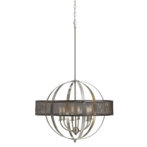 Cal Lighting - Willow-Six Light Chandelier in Transitional Style-26.25 Inches