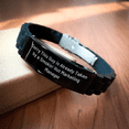 thumbnail image 2 of Marketing Manager Gifts from Friends - Sorry This Guy Is Already Taken By A Smokin' Hot Marketing Manager Glide lock Clasp Bracelet for Father's Day, 2 of 4