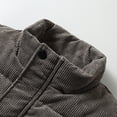 thumbnail image 3 of kpoplk Men's Puffer Vest Casual Outdoor Stand Collar Quilted Padded Vest Jacket Coat Grey,XL, 3 of 7