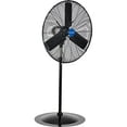 thumbnail image 2 of Global Industries 292448 Outdoor Oscillating Pedestal Fan, 24 in. Dia., 0.3 HP, 7700CFM - Black, 2 of 7