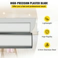 thumbnail image 3 of KFFKFF Drywall Skimming Blade, 10/16/24in Smoothing Knockdown Spatula Set, Extruded Aluminum & European Stainless Steel Construction Knife & High-impact End Cap, Finishing Tools for Sheetrock, 3 of 9