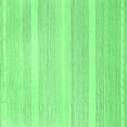 thumbnail image 1 of Ahgly Company Indoor Square Solid Emerald Green Modern Area Rugs, 7' Square, 1 of 4