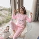 thumbnail image 1 of Pijama de franela de invierno, jersey de polar coral, pijama de mujer con dibujos animados gruesos, traje de casa para mujer, además de polar de invierno, 1 of 6