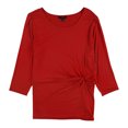 thumbnail image 1 of Alfani Blouse à Torsion Latérale pour Femmes, Rouge, TTG, 1 of 1