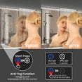 thumbnail image 3 of 24"x36" LED Vanity Mirror, Front & Back Lit, Color Temp Adjustable, Dimmable, Anti-Fog, Waterproof, CRI90+, Shatter-Proof, Easy Install, 3 of 11