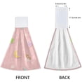 thumbnail image 4 of SKYSONIC Hanging Kitchen Towel 12 x 17 Inch Stars Moon and Sleeping Bear Towel Set 2 Pieces of Dry Towels for Kitchen, Bathroom, Laundry Room Table, 4 of 7