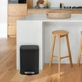 thumbnail image 3 of 1.3 Gallon Bathroom Trash Can with Lid, Stainless Steel Wastebasket with Step Pedal & Soft Close Lid for Home and Office, 5 Liter Capacity, 3 of 9