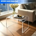 thumbnail image 6 of Acrylic Step Stool,Acrylic Stools,Clear Step Stool with Non-Slip for Bathroom,Holds Up to 250lbs(No Non-Slip Stool, Pack of 1), 6 of 7