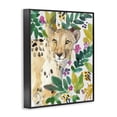 thumbnail image 2 of Stupell Industries Bohemian Garden Plants Cheetah Black Framed Giclee Art, 11 x 14, by Lanie Loreth, 2 of 8