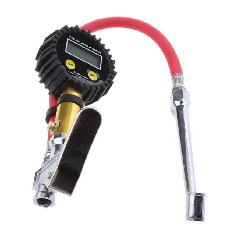 Digital Tire Inflator with Pressure 200 PSI Air Chuck and Compressor Accessories for Car Truck Rac Van Motorcycle HGV