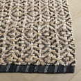 thumbnail image 4 of SAFAVIEH Natural Fiber Archer Geometric Area Rug, Natural/Black, 6' x 9', 4 of 11