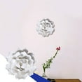 thumbnail image 4 of JingChun 1Pc Ceramic Flower Wall Decoration Hand Made Ceramic Wall Flower Decoration White Home Decor Accents, 4 of 6