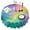 Rainbow Tie Dye, variant on Rainbow Tie Dye Swirl Pattern Round Tablecloth 60"x60",Wrinkle Wipeable Table Cloth for Kitchen Dining Room Picnic Patio Party