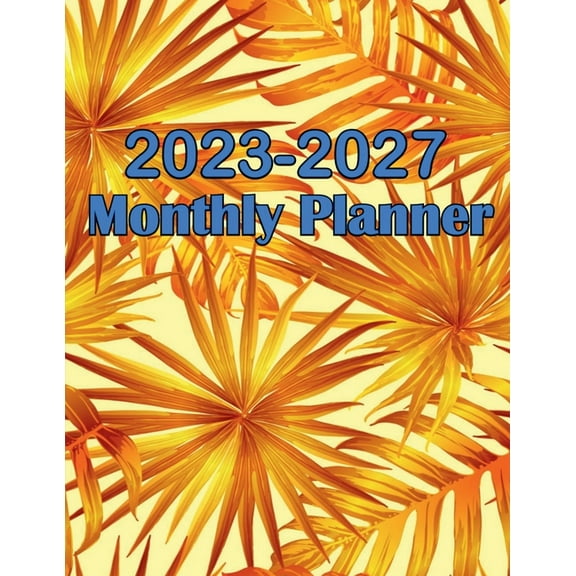 2023-2027 Monthly Planner perfect Gift for Women: 5 Years Pocket Organizer with Elegant Cover for Women, (Paperback)