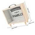 thumbnail image 2 of COOPHYA Banque en Bois Multi pour Rangement de Pièces avec Fenêtre Transparente, Design Compact et Robuste, 6.5 x 4.5 x 5 Pouces, 2 of 6