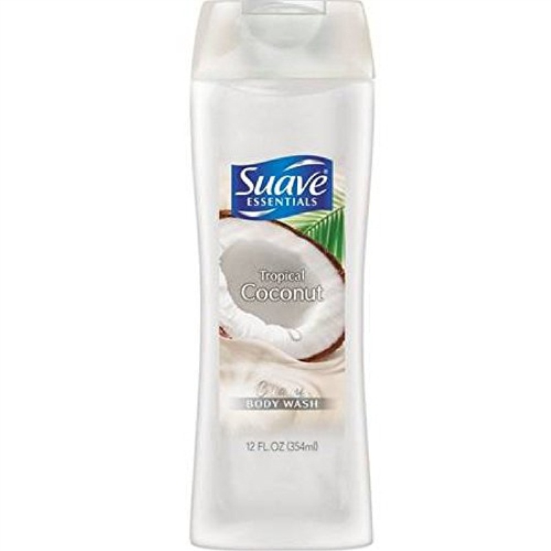 Suave Essentials Body Wash, Creamy Tropical Coconut, 15 oz