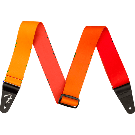 Fender 2-Inch Wide Guitar Strap, Ombre Adjustable Guitar Strap, Tequila Sunrise