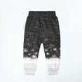 thumbnail image 3 of Ugoldhm Kids Christmas Snowflake Joggers - Boys Girls Elastic Waist Winter Warm Sweatpants, 3 of 3