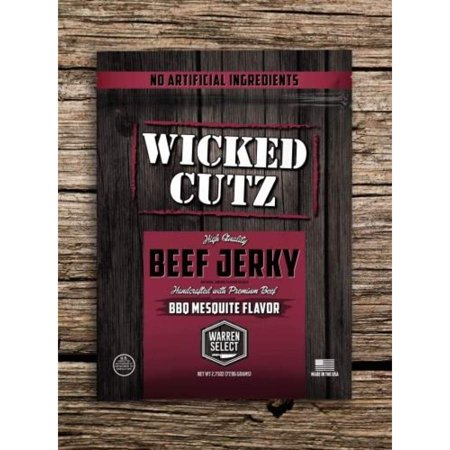 Wicked Cutz Beef Jerky - BBQ Mesquite