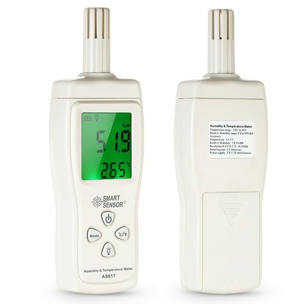 Moisture and clearance temperature meter