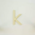 thumbnail image 1 of Package of 1, 8 Inch X 1/2" Baltic Birch "K" Wood Letters In The Century Gothic Font | Thick | Lower Case For Art & Craft Project, Made in USA, 1 of 1