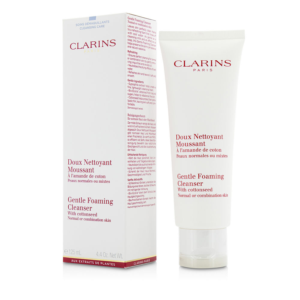 Clarins Women Gentle Foaming Cleanser With Cottonseed ( Normal