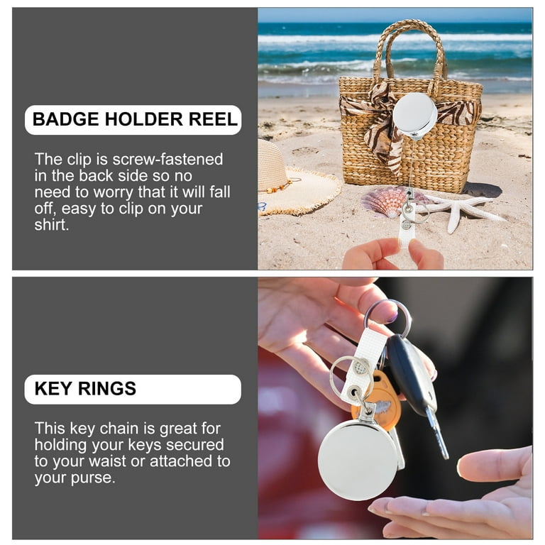 Wicker Badge Reel