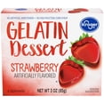 thumbnail image 4 of Kroger Strawberry Gelatin Dessert Mix 3 oz - 5 Pack, 4 of 5