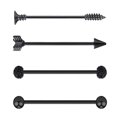thumbnail image 2 of Aretes de acero inoxidable Sunnimix Barra Industrial De Acero Inoxidable 4 Piezas, 2 of 6