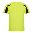 thumbnail image 2 of Just Cool Mens Contrast Cool Sports Plain T-Shirt, 2 of 2
