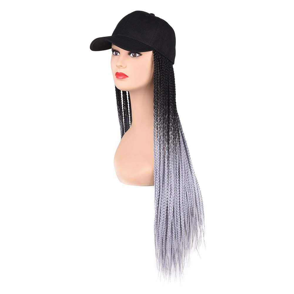 Box braids Synthetic Hair Hat Wig 